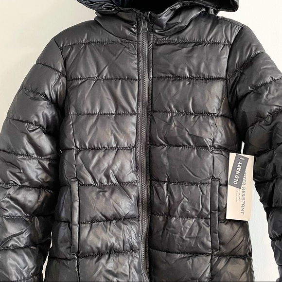 New Girl’s Old Navy Hooded Frost Free Puffer Jacket Size M/8 - Picture 3 of 12